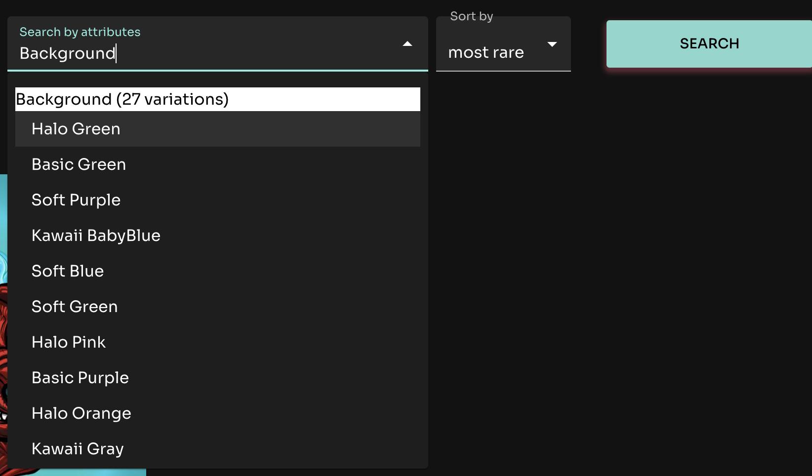 Find NFT by an attribute