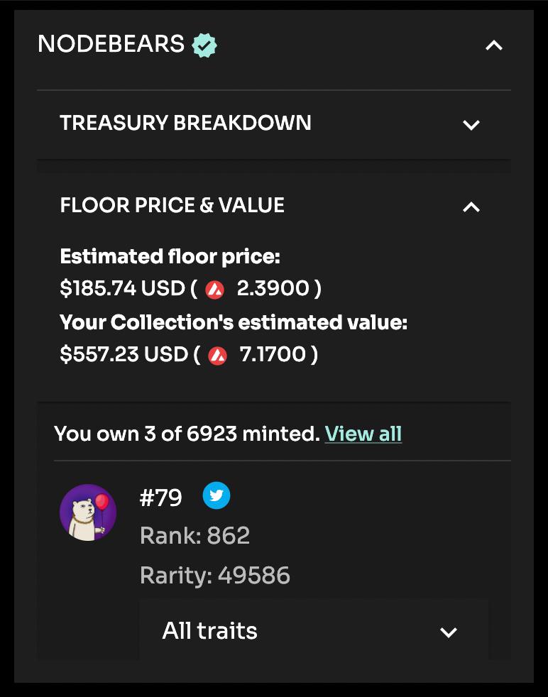 View a collection in the extension