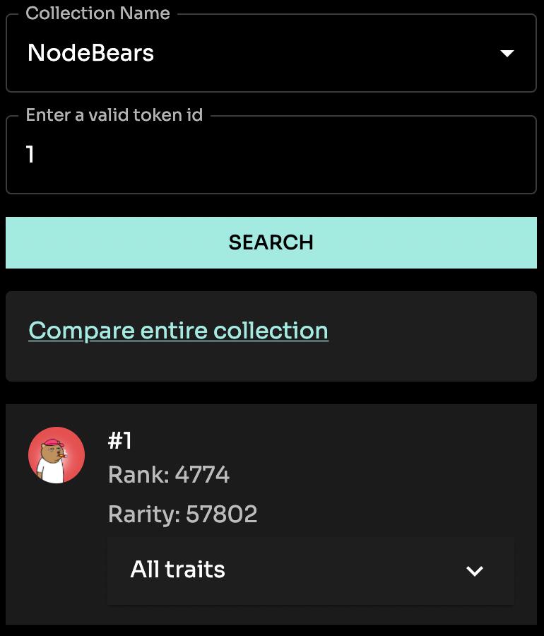 Found token on NFTiers chrome extension